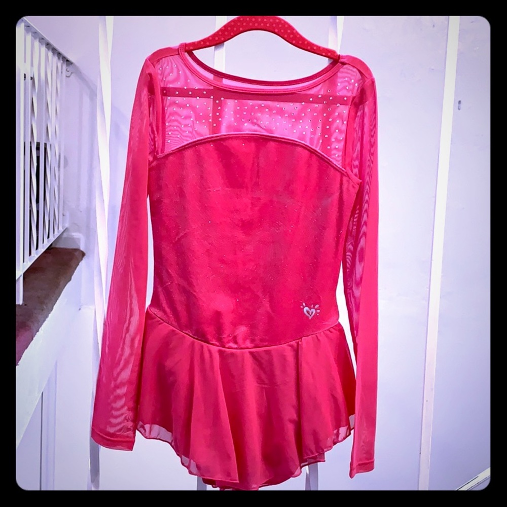 Pink Justice Figure Skating Dress